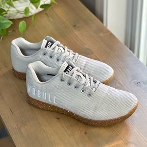 NOBULL Light Gray Athletic Shoes with Gum Sole